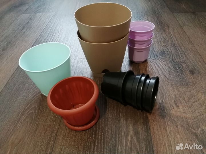 Набор горшков цветочных