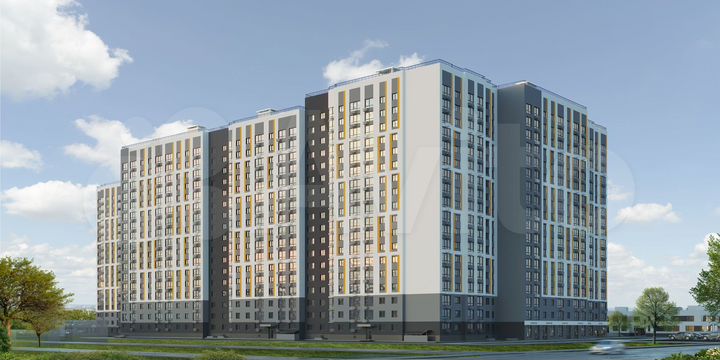 1-к. квартира, 37,1 м², 17/18 эт.