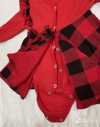 Платье боди для девочки 56-62