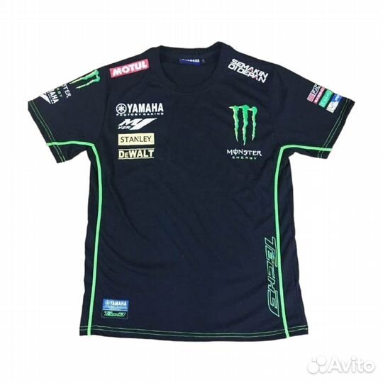 Футболка Yamaha Monster черная