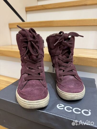 Ботинки зимние Ecco 29 для девочки