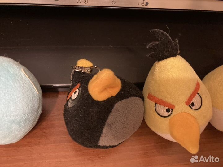 Брелок Angry Birds - 4 штуки - цена за комплект
