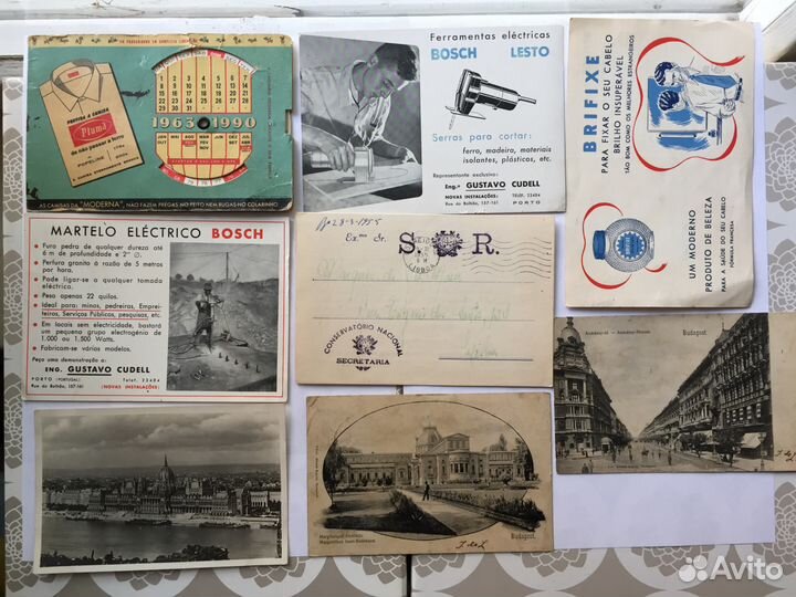 Старые открытки и фото Венгрия Португалии и др