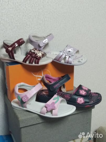 Босоножки кожаные Антилопа новые