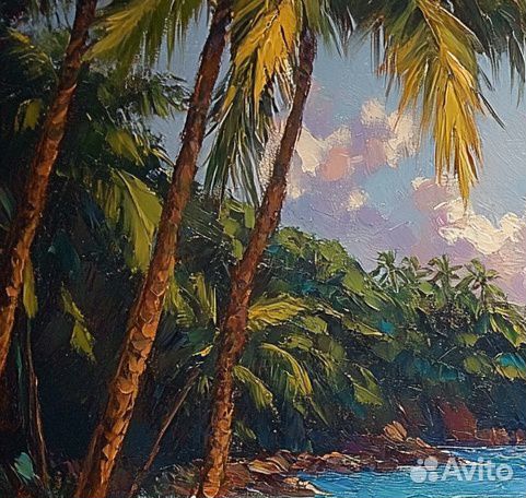 Идеальная картина маслом Эдем Премиум качество