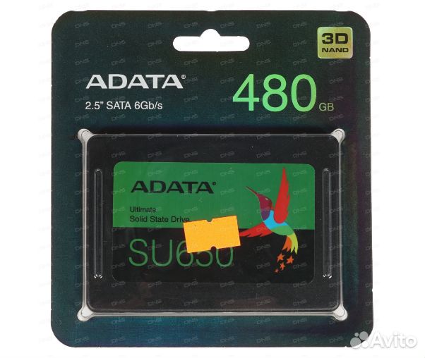 Жёсткий диск 480 гб A-Data