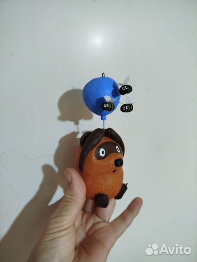 Ватная ёлочная игрушка