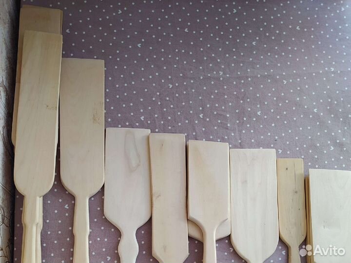 Лопатка деревянная с длинной ручкой