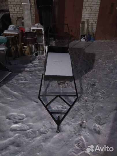 Сани волокуши для снегохода из пнд