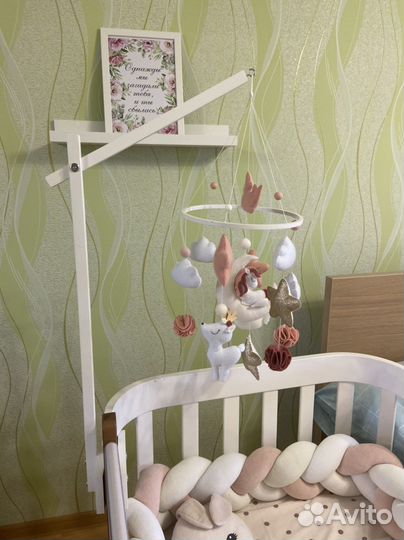 Мобиль с кронштейном на кроватку