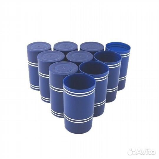 Колпачок с дозатором гуала 58 мм, синий, 10шт