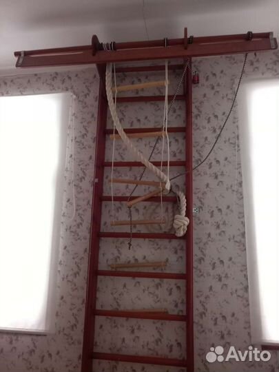 Детская шведская стенка деревянная