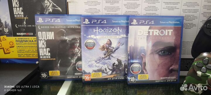 Sony PS4 Slim 1TB(2208) 2 Геймпада/ 3 Диска Хит