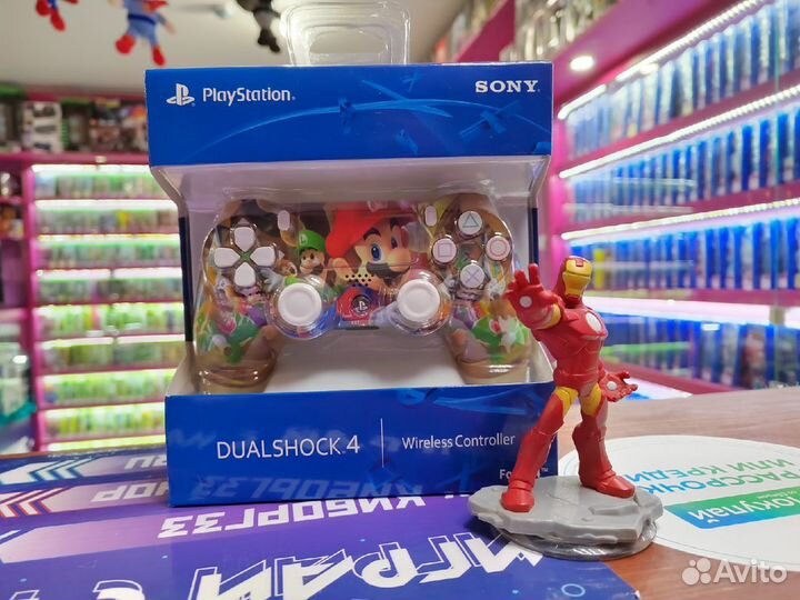 Геймпад Dualshock 4 Mario (Новый)