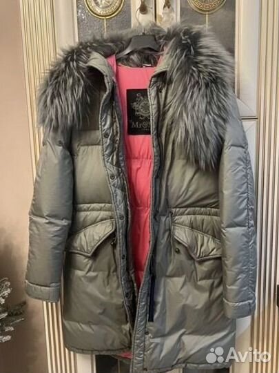 Парка с натуральным мехом