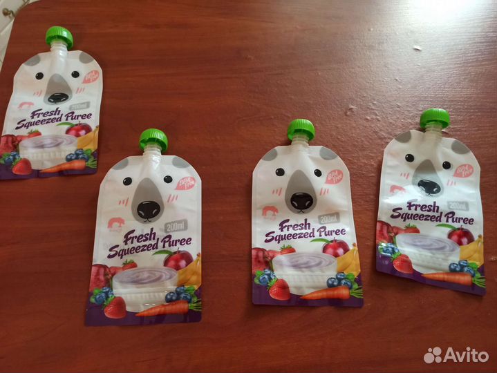 Многоразовые пакеты для пюре