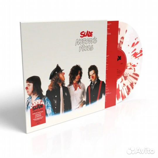 Slade - Nobody's Fools Clear/Red Splatter Vinyl