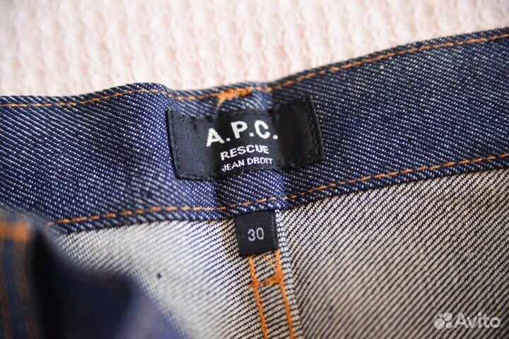 Джинсы A.P.C. rescue селвидж 30х34