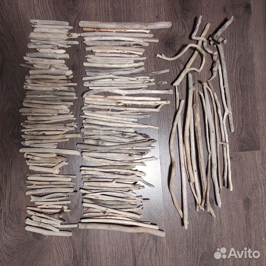 Дрифтвуд палочки большой набор морские коряги
