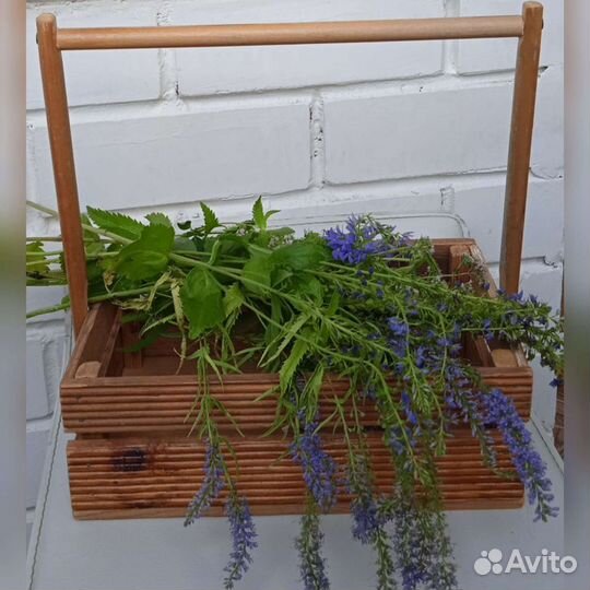 Ящик декоративный. Корзина плетёная