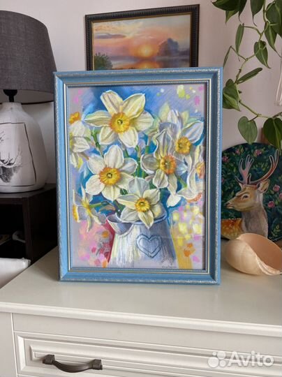 Яркие картины масляной пастелью