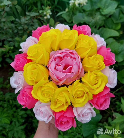 Цветы из мыла