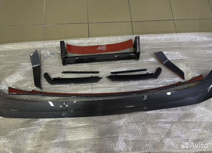 Сплиттер на Audi A7 4K (C8) RS7 ABT