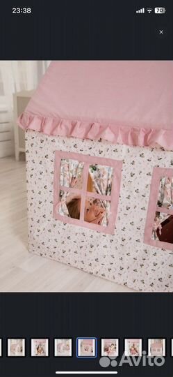 Детский игровой домик из дерева