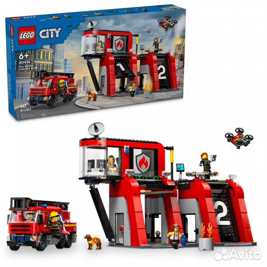 Конструктор Lego City 60414 Fire Station