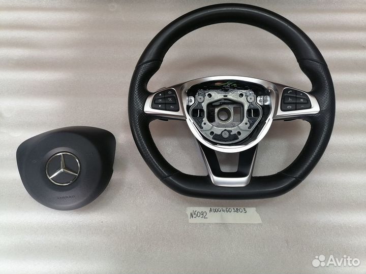 Руль Glc X253 в сборе с подушкой Mercedes