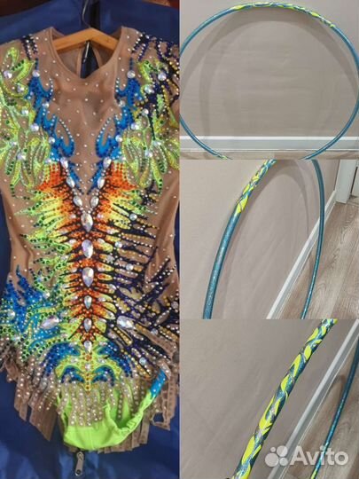 Обмотка обруча для художественной гимнастики