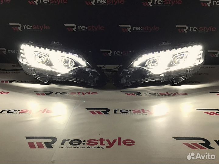 Фары Toyota Camry 55 14-17г Mercedes style