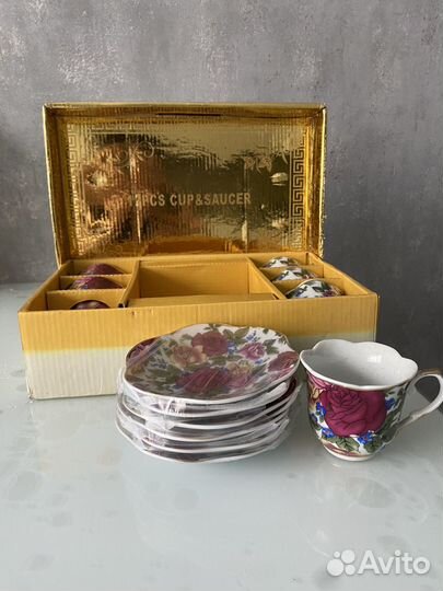 Кофейный сервиз yamasen gold collection Новый