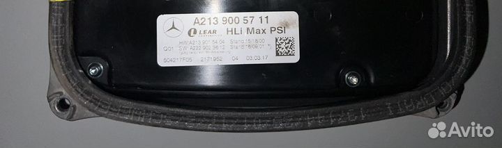 W213 блоки фар