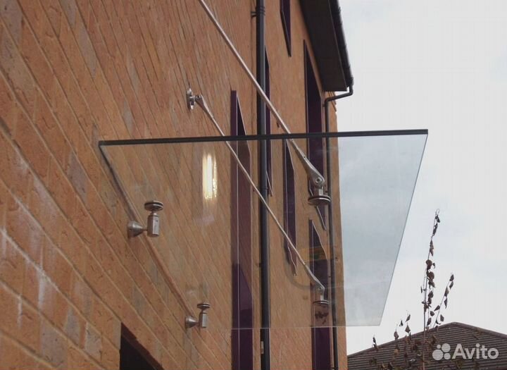 Навес из стекла