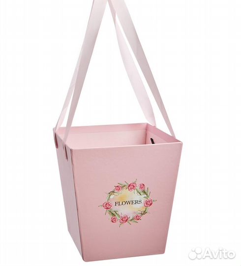 Коробка Конус цв.розовый A2115261