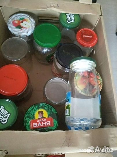 Стеклянные банки 0.2л до 3л