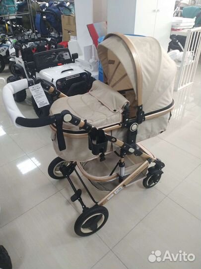 Коляска трансформер 2в1 для новорожденных