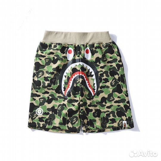 Шорты Bape another one Зелёные