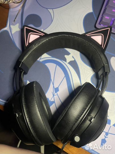 Наушники razer kraken kitty black