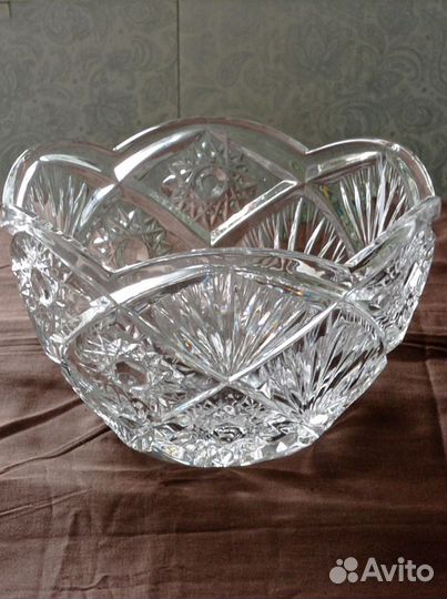 Набор хрустальных салатников времён СССР