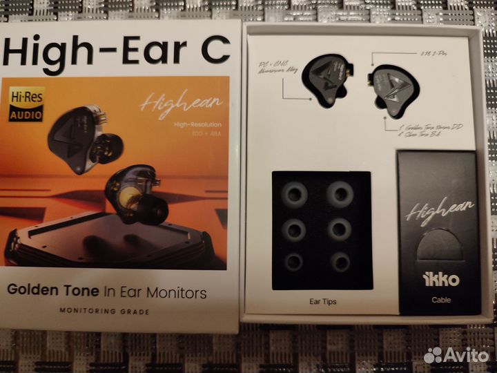 Гибридные внутриканальные наушники Icco high ear c