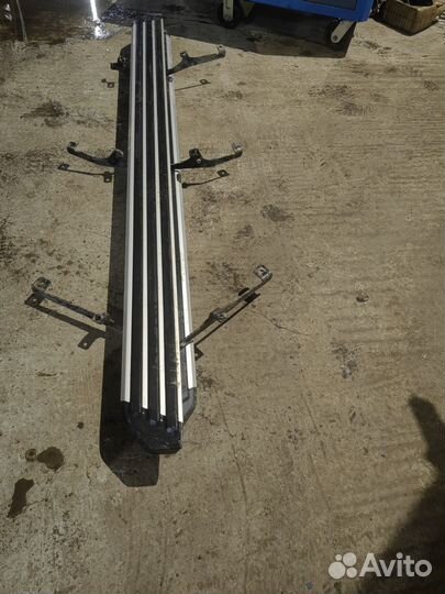 Пороги накладки Фольксваген touareg