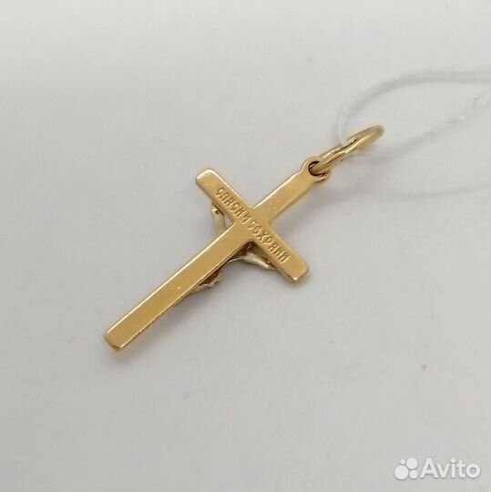 Крест / 0,84г / Золото585