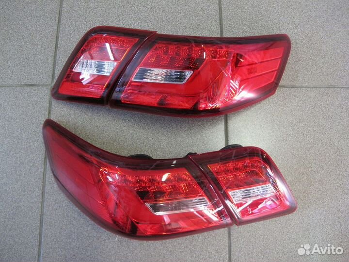 Camry 40/45 Стоп сигналы стиль Lexus белые M8BZ6