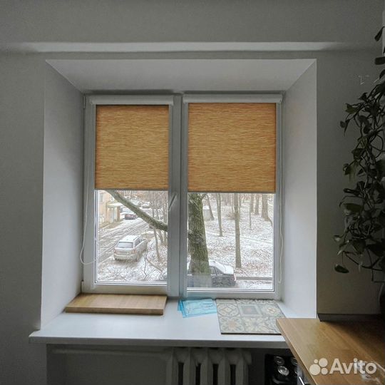 Рулонные шторы на балкон