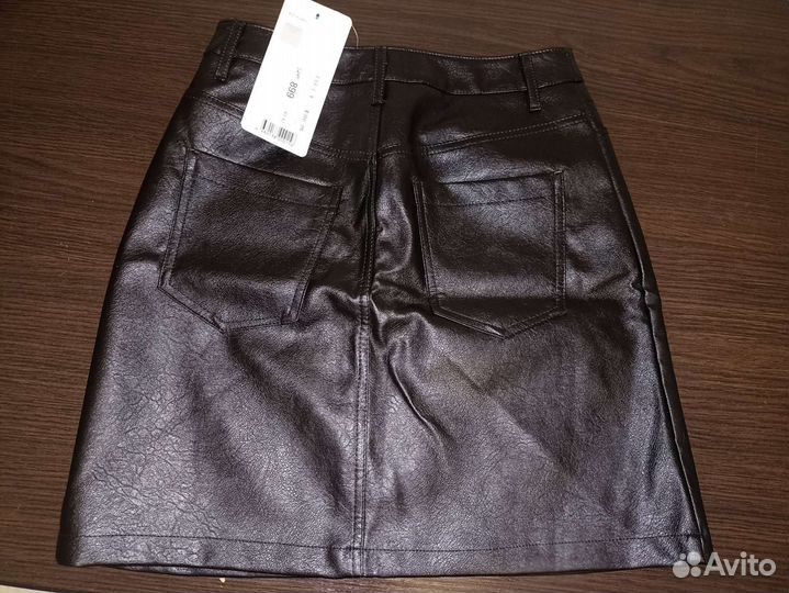 Юбка искуственная кожа