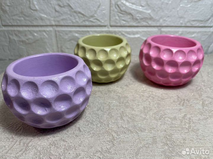 Вазочки из гипса