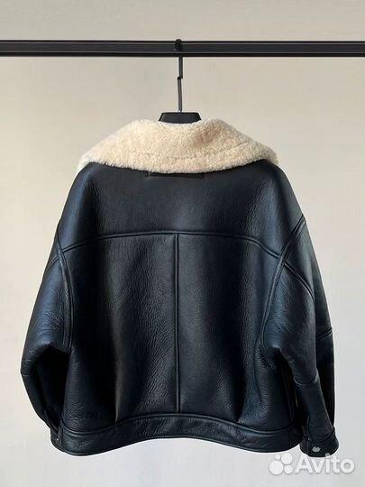 Дубленка натуральная женская авиатор