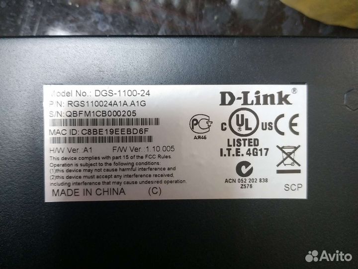 DGS-1100-24 D-link Easy Smart Switch